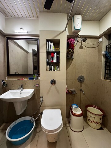 Attached Bathroom in 3 BHK Apartment at Lodha Splendora, Ghodbunder Road – for Rent