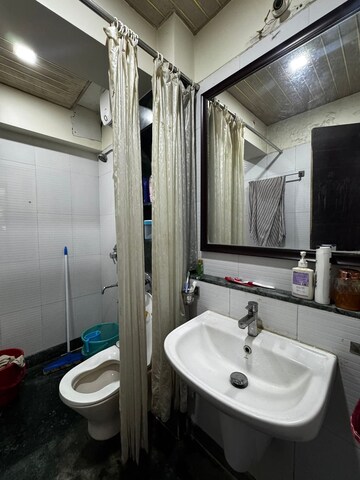 Bathroom in 3 BHK Apartment at Lodha Splendora, Ghodbunder Road – for Rent