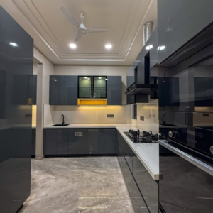 Kitchen in 4 BHK Builder Floor at Greater Kailash ii – for Sale