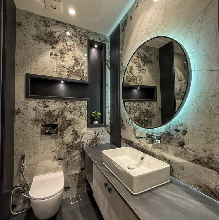 Bathroom, greater kailash ii 4 Bedroom 2700 Sq.Ft. Builder Floor In Greater Kailash ii Delhi 8822061