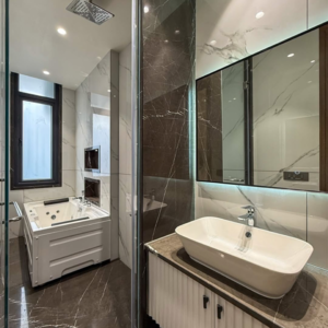 Bathroom in 4 BHK Builder Floor at Greater Kailash ii – for Sale