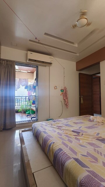 Bedroom in 2 BHK Apartment at Shree Krupa Keshav Heights Phase II, Kalwa – for Rent