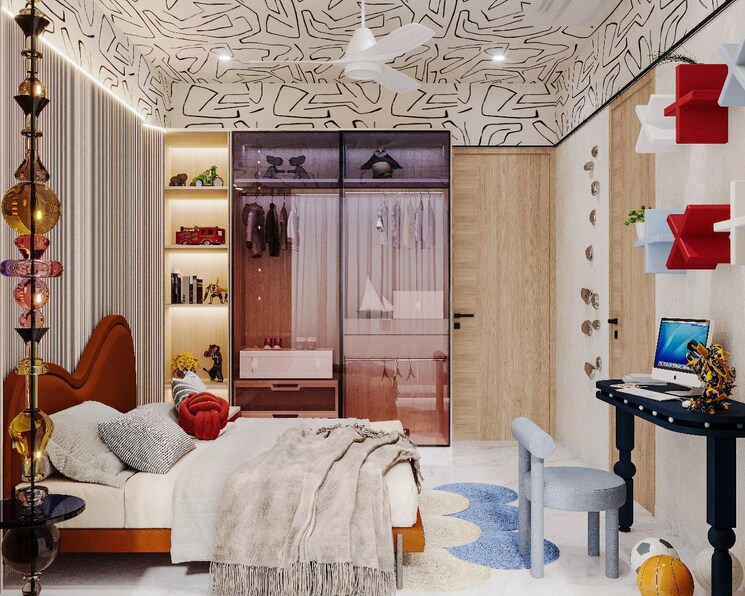 Bedroom, nyati-evoq 3 Bedroom 1560 Sq.Ft. Apartment In Kalyani Nagar Pune 8822186