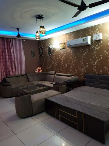 Living Room in 3 BHK Apartment at Highland Park Chandigarh, Bhabat – for Rent