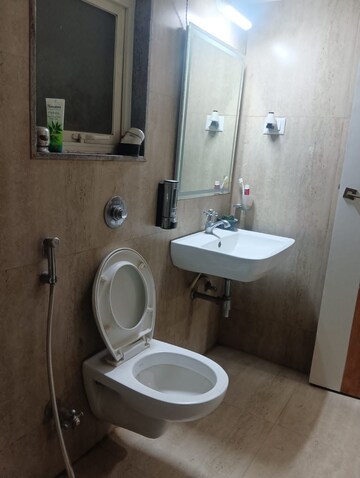 Bathroom in 3 BHK Apartment at Puranik Aldea Anexo, Baner – for Rent