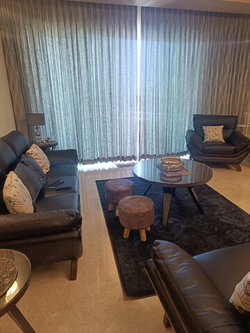 Living Room in 4 BHK Apartment at Karle Zenith, Hebbal – for Rent