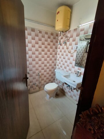 Bathroom in 2 BHK Builder Floor at Rajouri Garden – for Rent