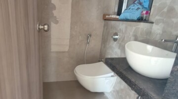 Bathroom in 2 BHK Apartment at Ashar Axis, Majiwada – for Rent