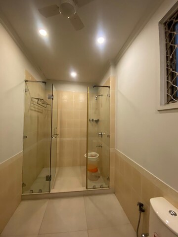 Bathroom in 4 BHK Builder Floor at New Friends Colony – for Rent