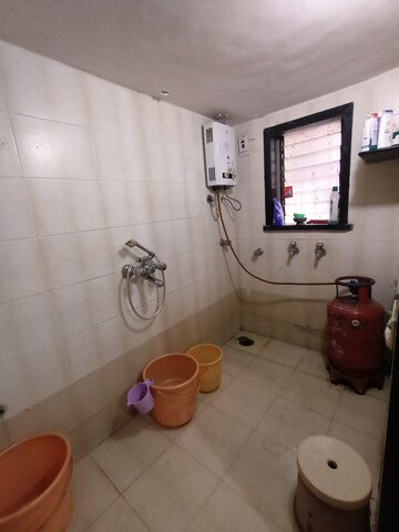 Bathroom in 2 BHK Apartment at Dombivli West – for Rent