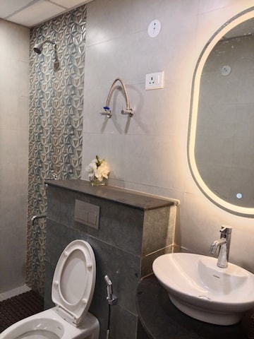 Bathroom in 3 BHK Apartment at Forever Prabhat Heights, Dundahera – for Sale