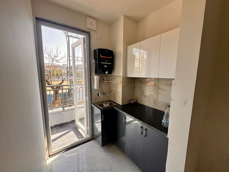 Kitchen, sector 55 1 RK 750 Sq.Ft. Builder Floor In Sector 55 Gurgaon 8822593