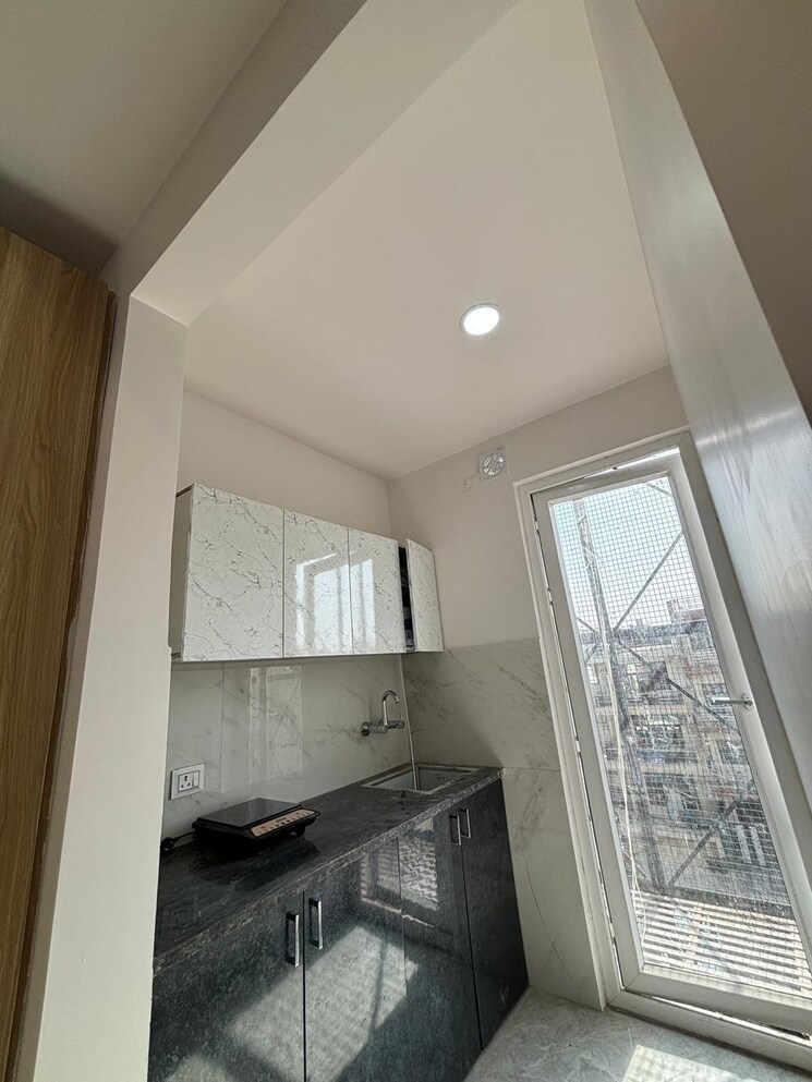 Kitchen, sector 55 1 RK 750 Sq.Ft. Builder Floor In Sector 55 Gurgaon 8822593