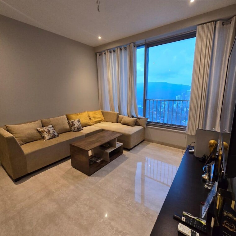 Living Room, oberoi-sky-city 3 Bedroom 1094 Sq.Ft. Apartment In Khande Rao Dongari Mumbai 8822612