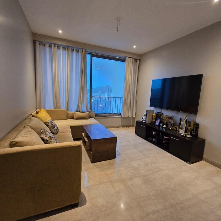 Living Room, oberoi-sky-city 3 Bedroom 1094 Sq.Ft. Apartment In Khande Rao Dongari Mumbai 8822612