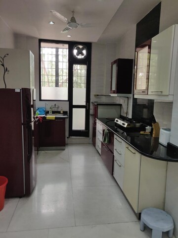 Kitchen in 3 BHK Builder Floor at Greater Kailash I – for Rent