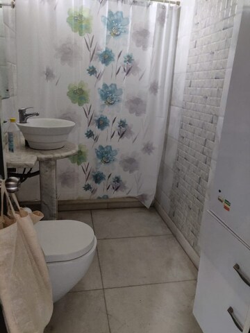 Bathroom in 3 BHK Builder Floor at Greater Kailash I – for Rent