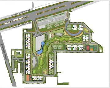Master Plan in 3.5 BHK Apartment at M3M Golf Hills, Sector 79 – for Sale