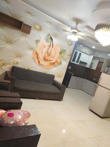 Living Room in 3 BHK Builder Floor at Dwarka Mor – for Rent