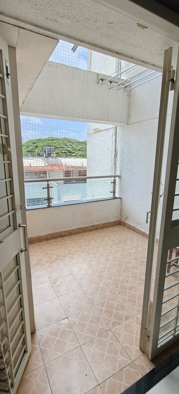 Balcony in 3 BHK Apartment at Model Colony – for Rent