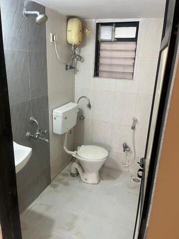 Bathroom in 1 BHK Apartment at DB Orchid Ozone, Dahisar East – for Rent