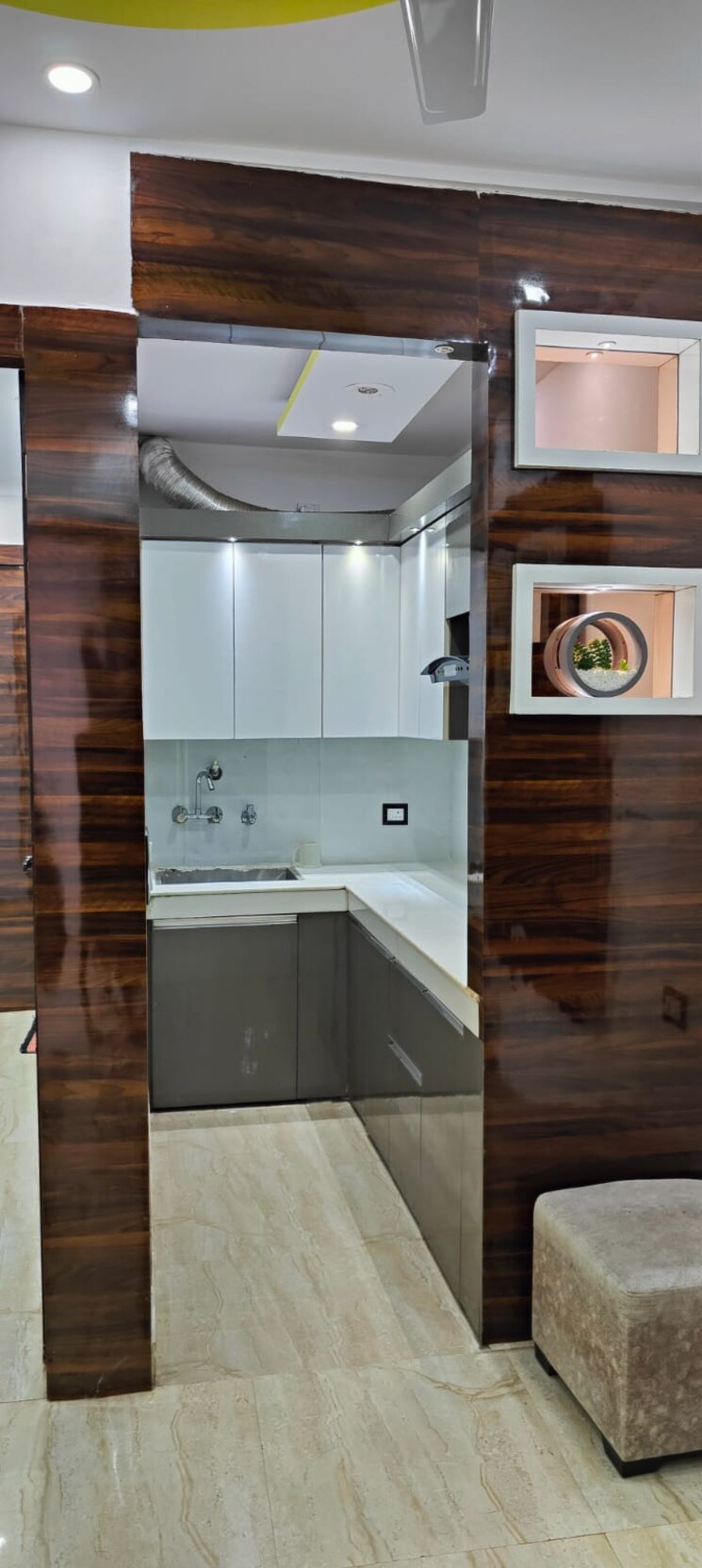 Kitchen, dwarka mor 2.5 Bedroom 850 Sq.Ft. Builder Floor In Dwarka Mor Delhi 8822802