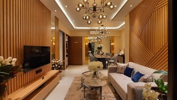 Living Room in 3 BHK Apartment at Lodha Codename Premier, Dombivli East – for Sale