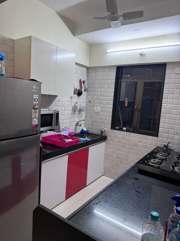 Kitchen in 1.5 BHK Apartment at Sethia Sea View, Goregaon West – for Rent