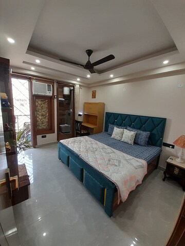 Bedroom in 3 BHK Builder Floor at Gagan Vihar – for Rent