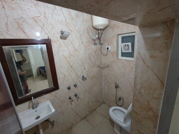 Bathroom in 1 RK Builder Floor at Freedom Fighters Enclave – for Rent