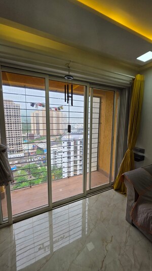 Balcony in 3 BHK Apartment at Goyal Lakshchandi Heights, Goregaon East – for Sale