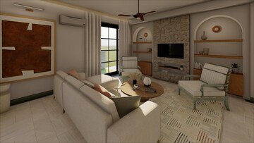 Living Room in 4 BHK Villa at Succorro – for Sale