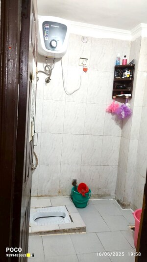 Bathroom in 2 BHK Builder Floor at Mehrauli – for Sale