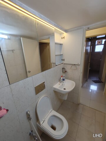 Bathroom in 3 BHK Apartment at Godrej Seven, Joka – for Rent
