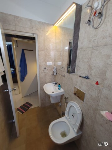 Bathroom in 3 BHK Apartment at Godrej Seven, Joka – for Rent