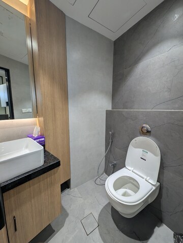Bathroom in  Office Space at One Lodha Place, Lower Parel – for Rent