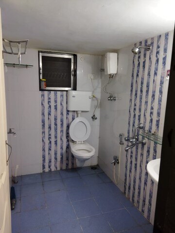 Bathroom in 1 BHK Apartment at Conwood Astoria, Goregaon East – for Rent