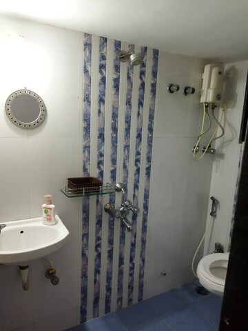 Bathroom in 1 BHK Apartment at Conwood Astoria, Goregaon East – for Rent