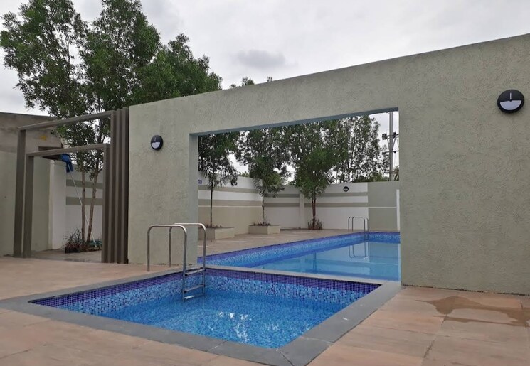 Swimming Pool, muppas-aaradhya 3 Bedroom 1420 Sq.Ft. Apartment In Narsingi Hyderabad 8823250