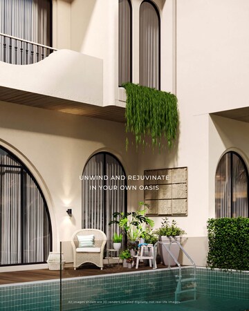 Balcony in 3 BHK Villa at Siolim – for Sale