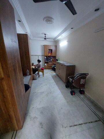 Living Room in 2 BHK Builder Floor at RWA Parmanand, Mukherjee Nagar – for Sale
