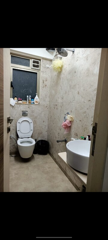 Bathroom in 2 BHK Apartment at Chandak Cornerstone, Worli – for Rent
