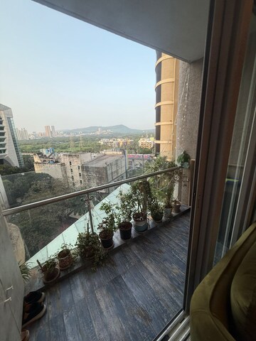 Balcony in 2 BHK Apartment at Lodha Fiorenza, Goregaon East – for Rent