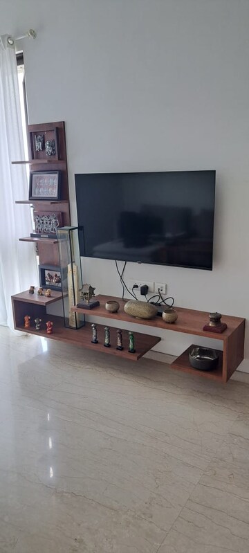 Living Room in 2 BHK Apartment at Lodha The Park, Worli – for Rent
