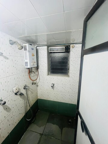 Bathroom in 1 BHK Apartment at Runwal Nagar CHS, Runwal Nagar – for Rent