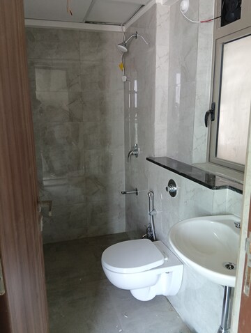 Bathroom in 1 BHK Apartment at Sheth Irene, Malad West – for Rent
