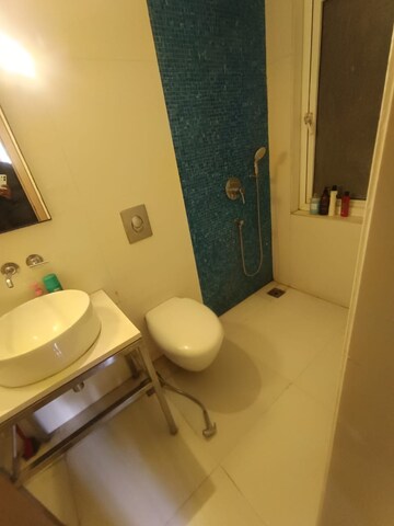 Bathroom in 3 BHK Apartment at Lodha Fiorenza, Goregaon East – for Rent