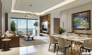 Living Room in 3 BHK Apartment at Mathuresh Monopoli, Dadar East – for Sale