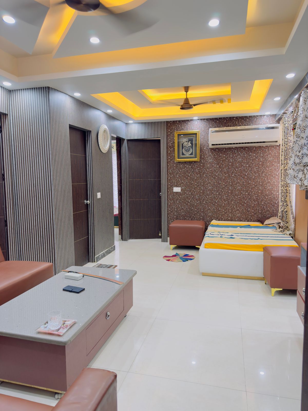 3 BHK + Study Room Apartment For Rent in JKG Palm Resort