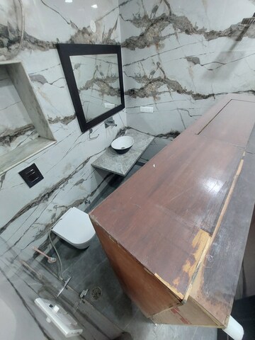 Bathroom in 3 BHK Builder Floor at State Bank Colony – for Rent